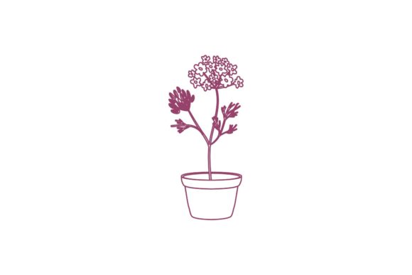 Beauty Floral Plant Line Style Icons