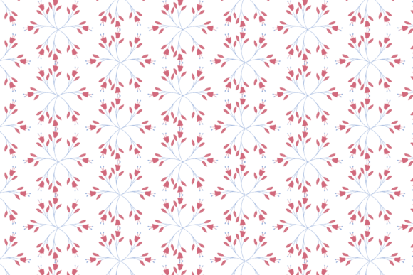 Floral Graphic Design Pattern