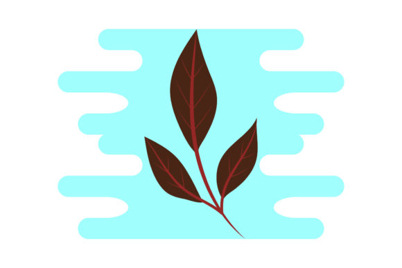 Floral Green Leaf Cute Clipart