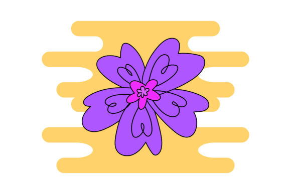Floral Hibiscus Cute Clipart