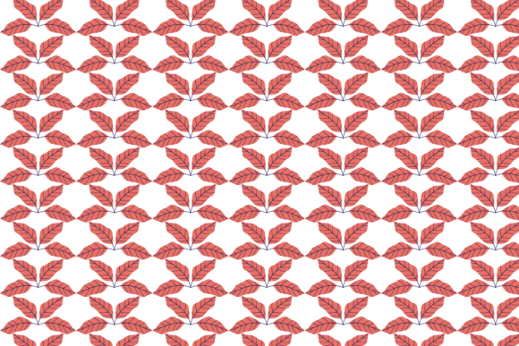 Floral Pink Leaf Background Pattern
