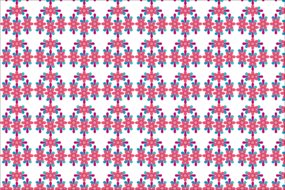 Floral Purple Background Simple Pattern