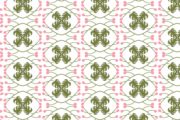 Floral Simple Leaf Decoration Pattern
