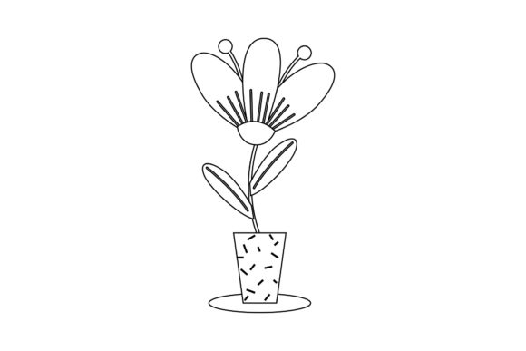 Floral Wallpaper Collection Outline