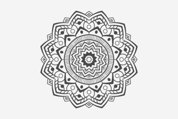 Mandala Design for Coloring Page