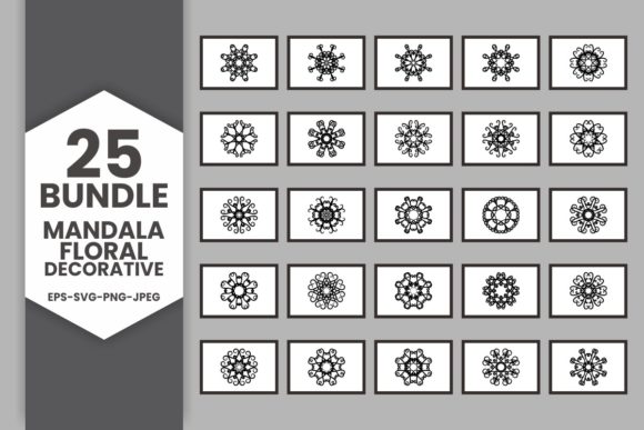 Mandala Floral Decorative Bundle 2