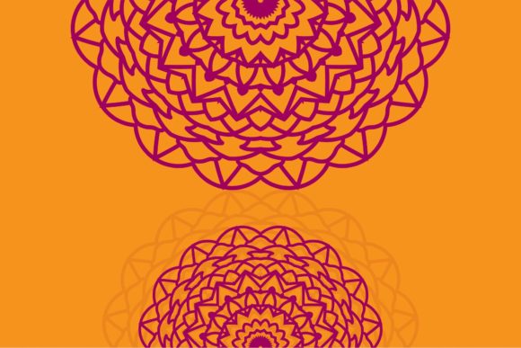 Mandala Floral Ornamental Background