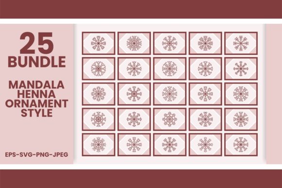 Mandala Henna Ornament Style Bundle 2